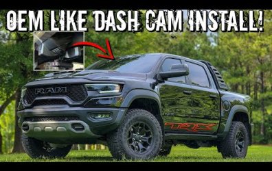 New RAM TRX Dash Cam Install