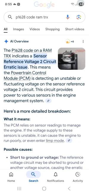 P1628 Module Code P1628 | RAM TRX Forum