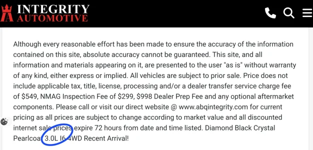 Used 2027 TRX