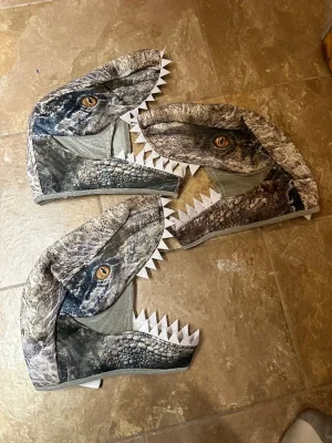 Party City TRex kids headcovers.webp