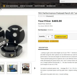 Rogue Offroad TRX leveling kit.png | RAM TRX Forum