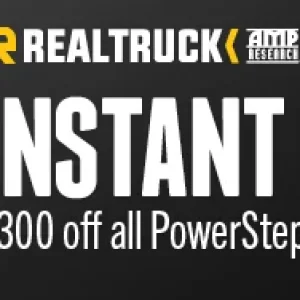 AMP Research Black Friday Cyber Monday 2024 $300 Off Sale JustBoltOns.com.jpg