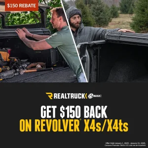 BAK Revolver X4s and X4ts Tonneau Cover $150 Mail In Rebate for January 2025 - JustBoltOns.com...jpg