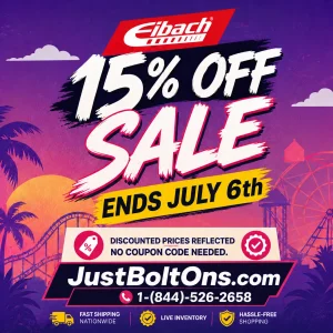 Eibach 15% Off Springs Summer Sale Ends July 6th at JustBoltOns.com.webp