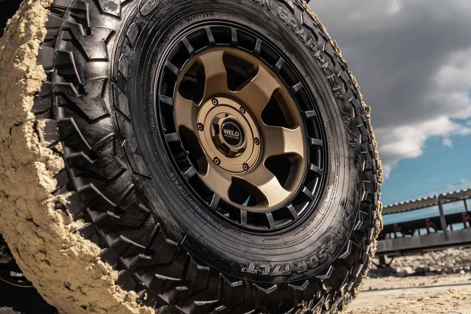 Shop WELD Ridge 17x9 -12 Satin Bronze wheels in 5x127 and 5x114.3 at DragRacingWheels.com. Fi...webp