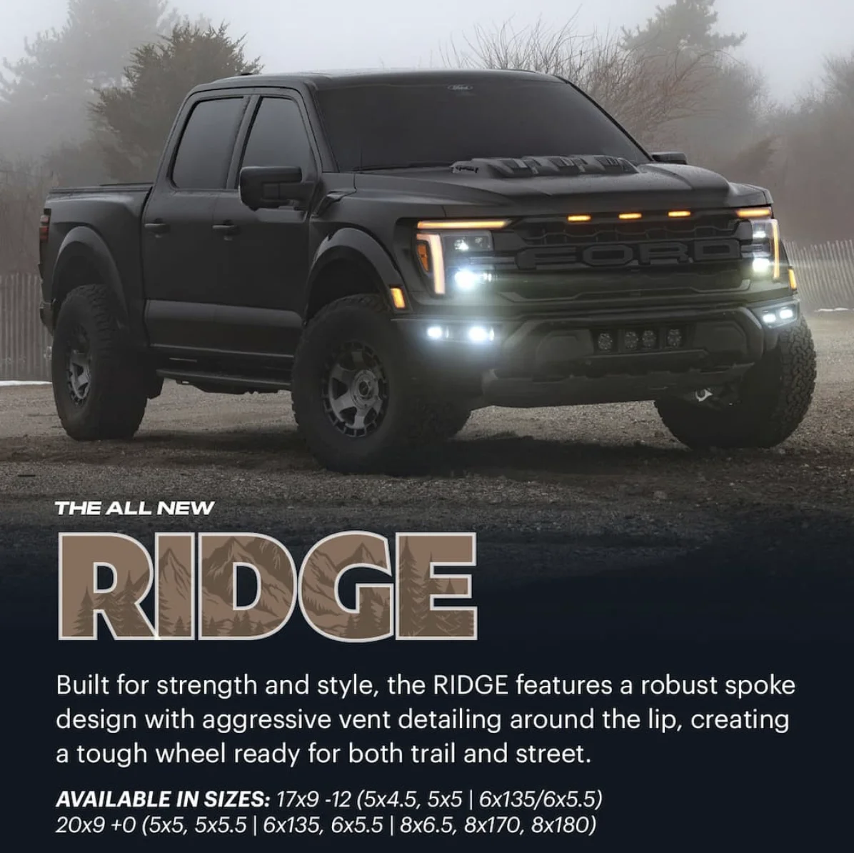 WELD Off-Road Ridge Wheels | 17x9 & 20x9 Jeep, TRX, F150, Silverado & HD Fitments 2 copy.webp